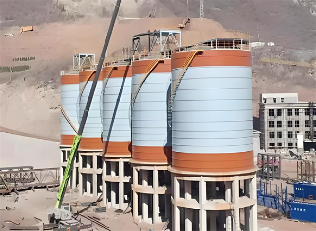 昂仁高架钢板仓