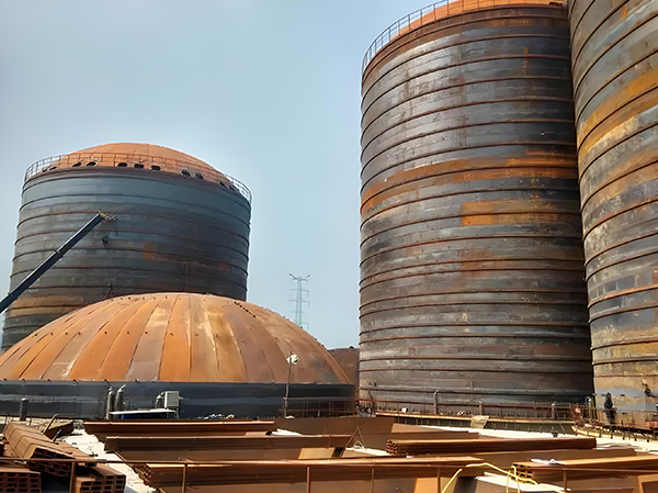 昂仁焦粉钢板仓